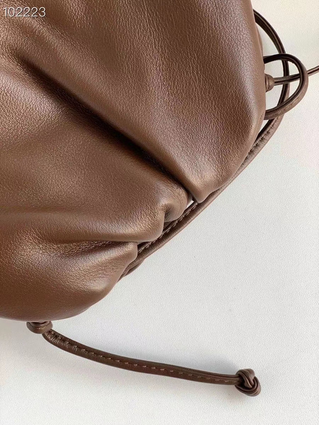 Bottega Veneta THE MINI POUCH 585852 Brownie