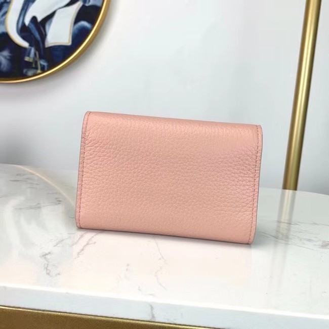 Louis vuitton original CAPUCINES wallet M63222 pink