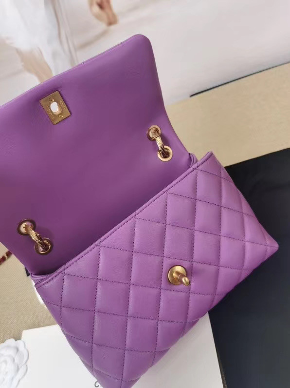 Chanel Original Lather Flap Bag AS2044 Lavender