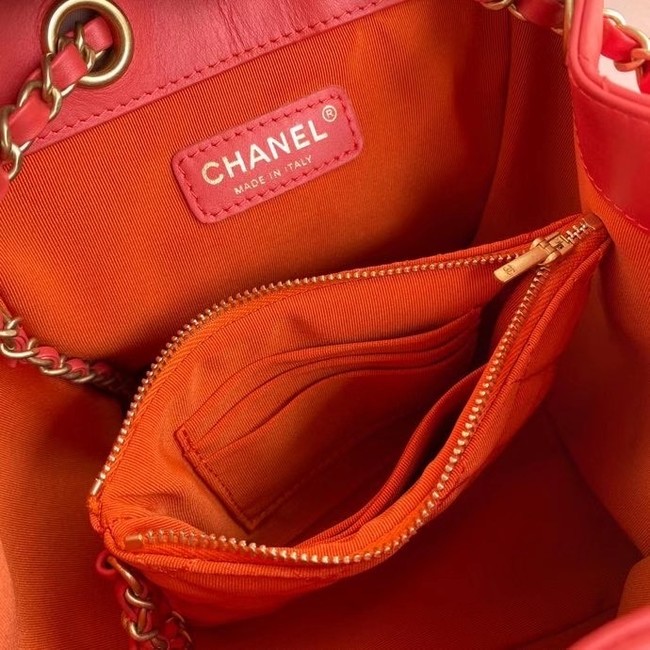 Chanel Original Lather Shopping bag AS1844 red