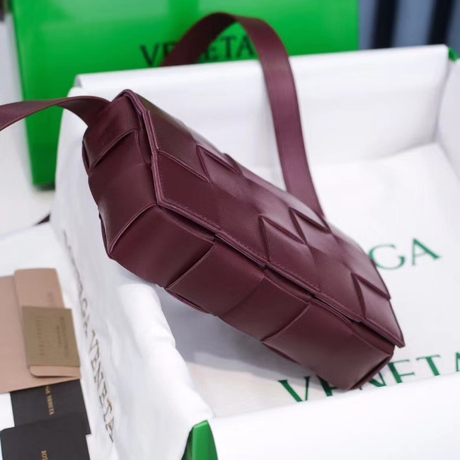 Bottega Veneta BORSA CASSETTE 578004 BORDEAUX