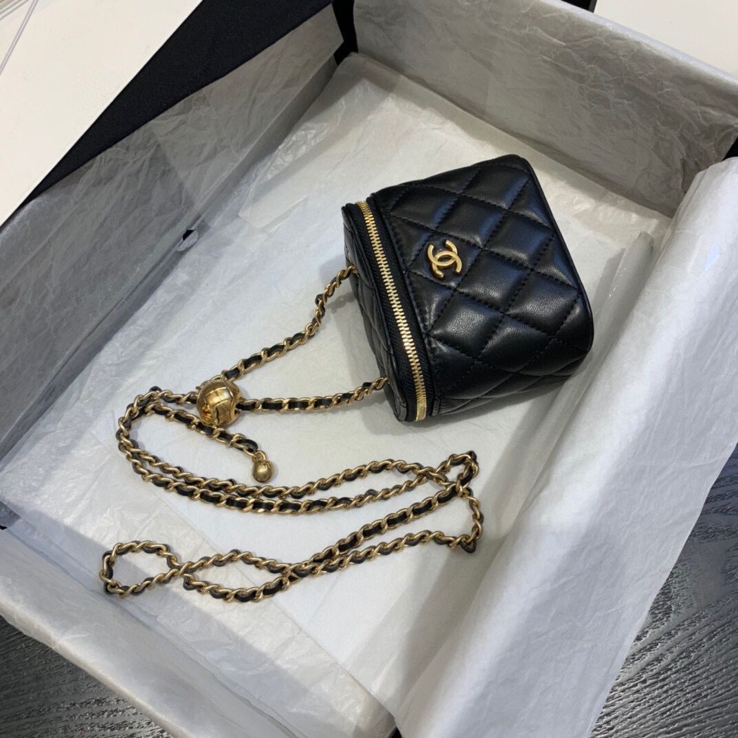 Chanel Original Small classic chain box handbag AP1447 black