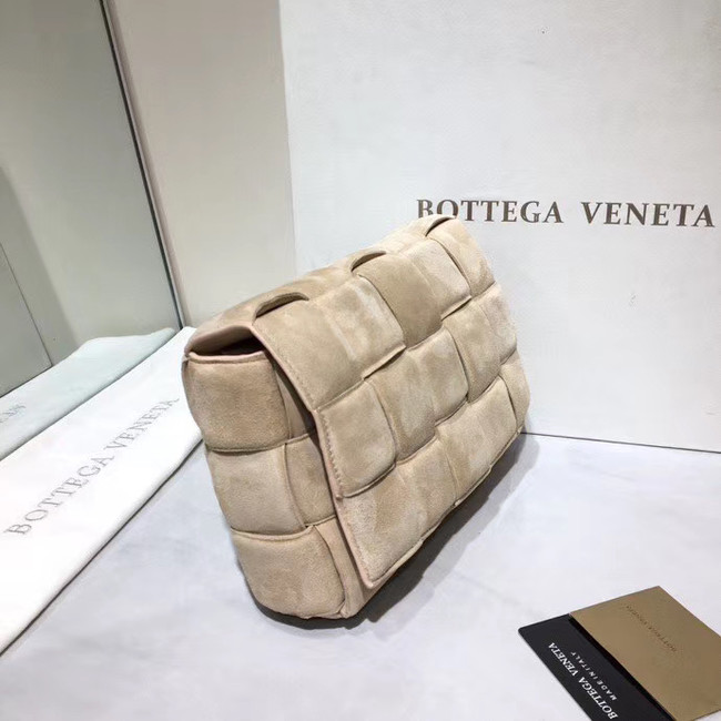 Bottega Veneta PADDED CASSETTE BAG suede 591970 Plaster