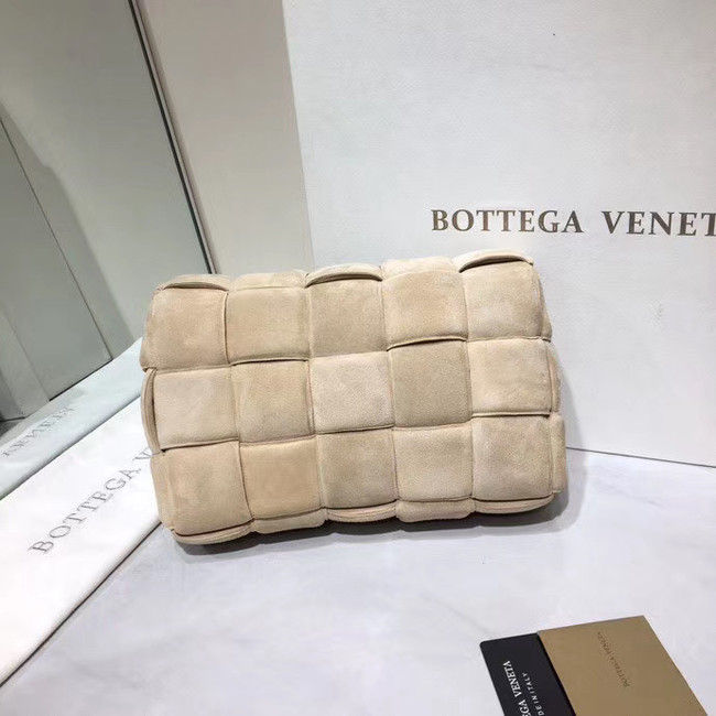 Bottega Veneta PADDED CASSETTE BAG suede 591970 Plaster