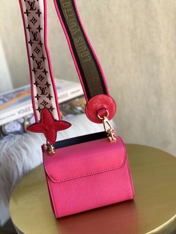 Louis vuitton original TWIST MM M57050 Agathe Rose Pink