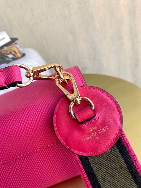 Louis vuitton original TWIST MM M57050 Agathe Rose Pink