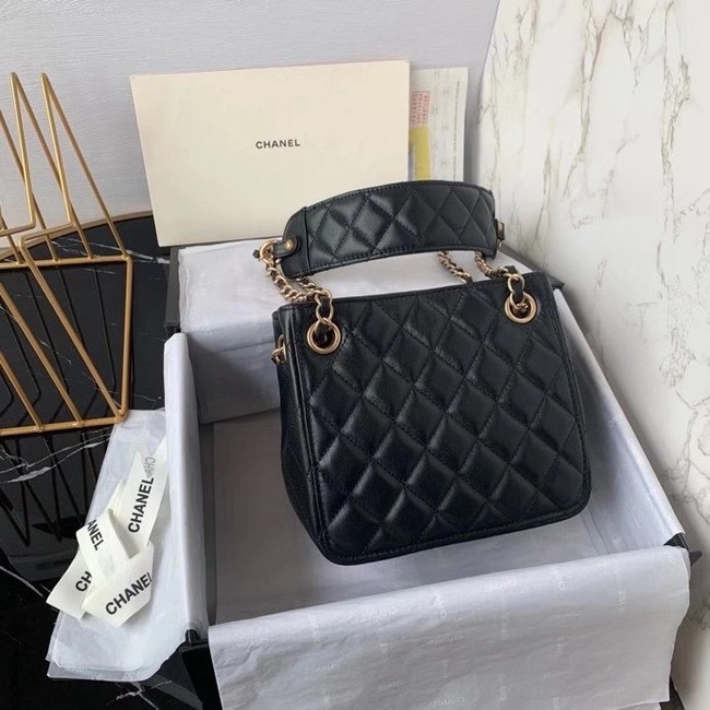 Chanel bucket bag AS2230 black