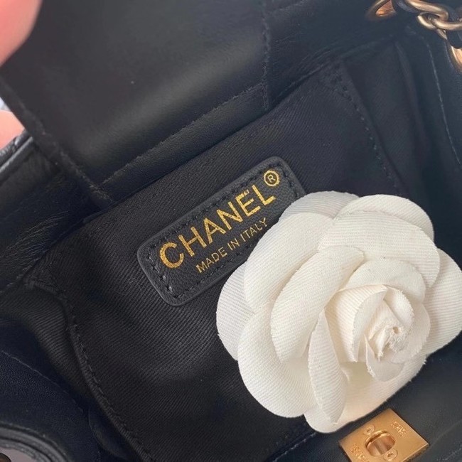 Chanel bucket bag AS2230 black