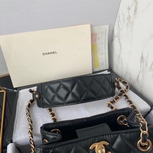 Chanel bucket bag AS2230 black