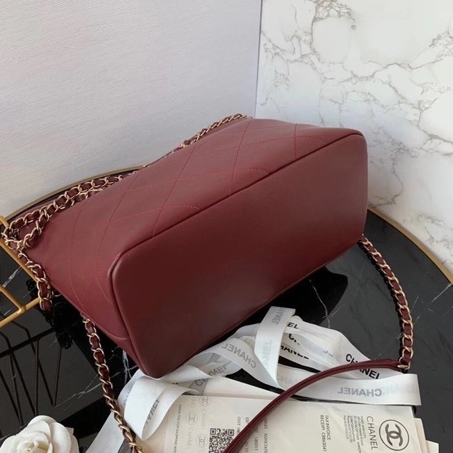 Chanel shopping bag AS2556 Burgundy