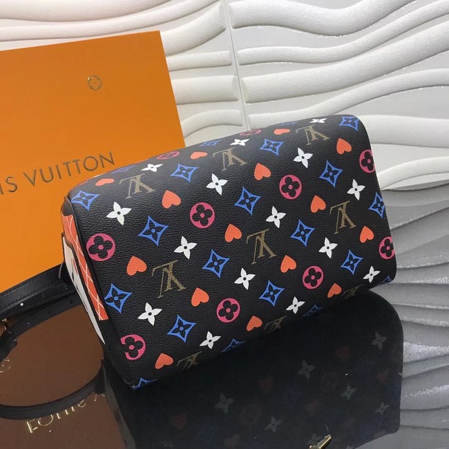 Louis Vuitton GAME ON SPEEDY BANDOULIERE 25 M57466 black