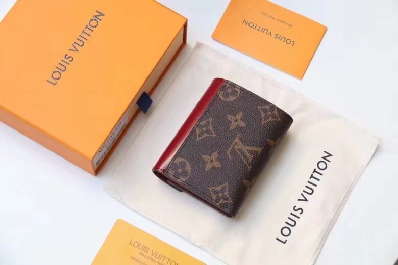 Louis Vuitton Original Leather Wallet M69178 Wine