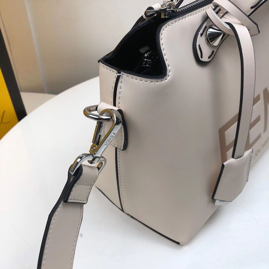 FENDI MEDIUM BY THE WAY leather Boston bag 8BL146A beige