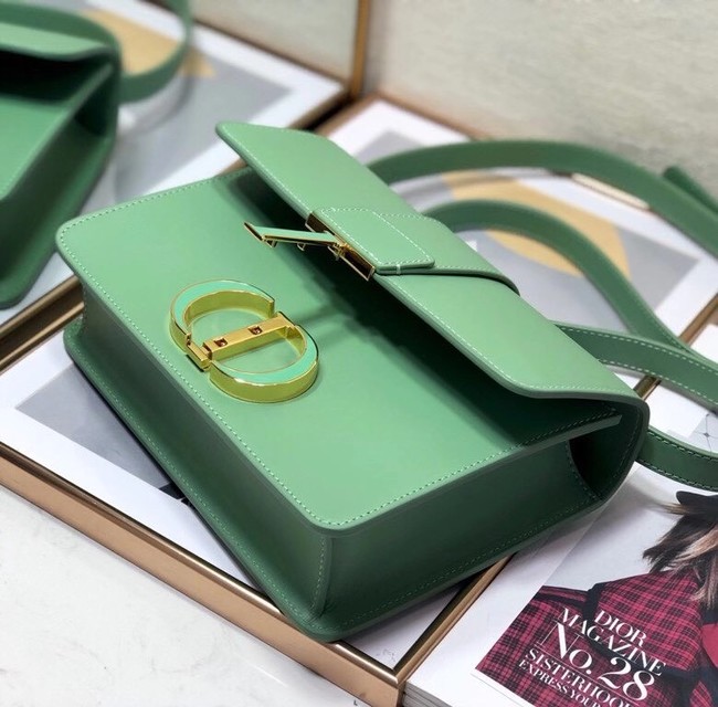 DIOR 30 MONTAIGNE BAG green Box Calfskin M9203UM