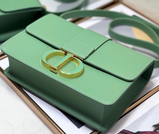 DIOR 30 MONTAIGNE BAG green Box Calfskin M9203UM