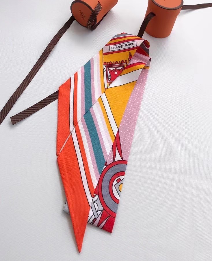 Hermes Twilly Small silk scarf H06347