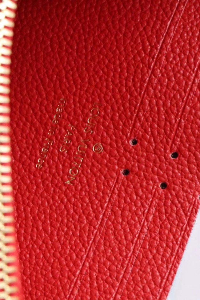 Louis Vuitton Original Monogram Empreinte Wallet M60571 red