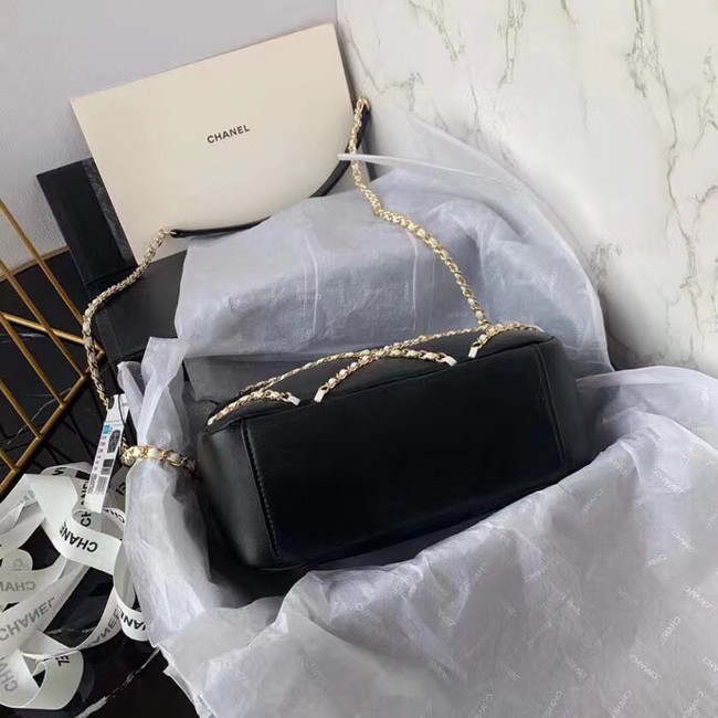 Chanel cross-body bag AS2384 black & white