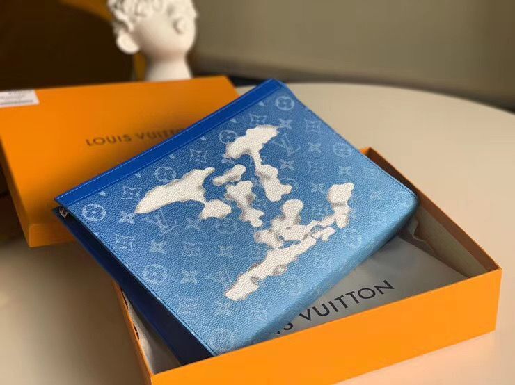 Louis Vuitton POCHETTE VOYAGE MM M45480 Blue