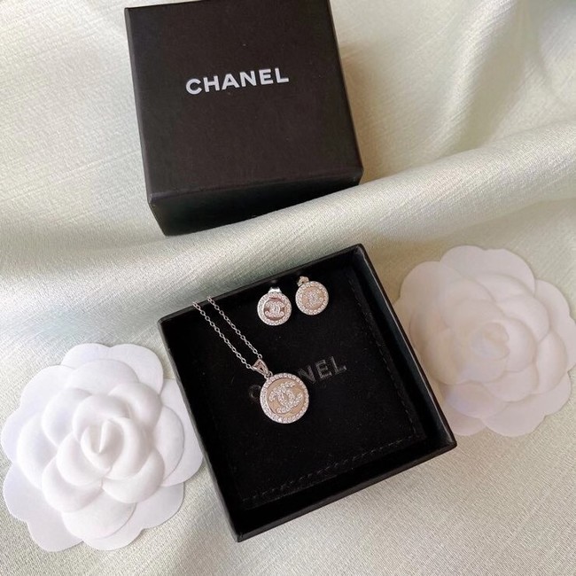 Chanel Earrings Necklace CE6345