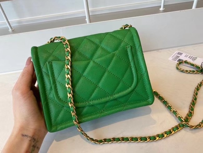 Chanel cross-body bag AS2356 green