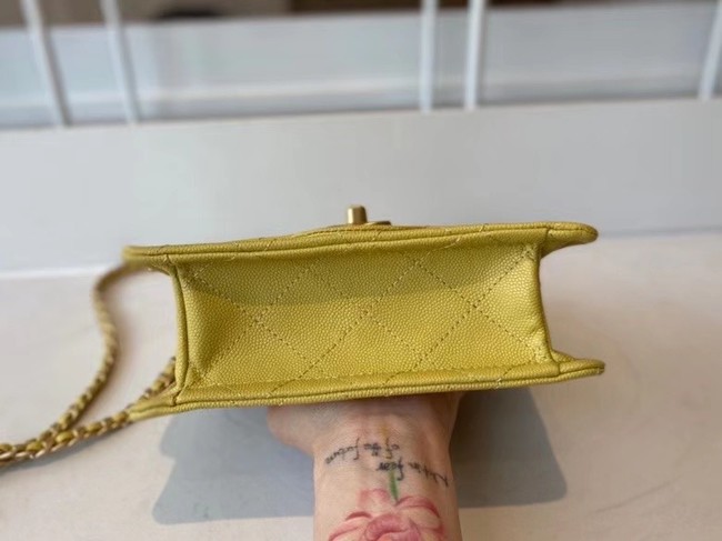 Chanel cross-body bag AS2356 yellow