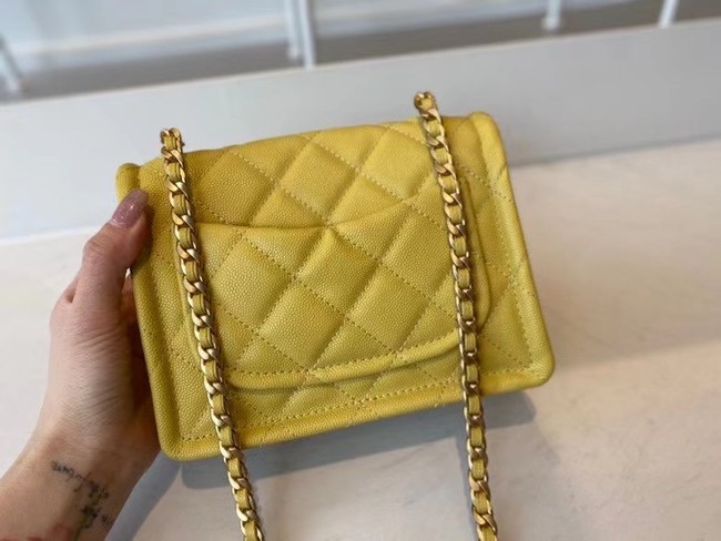 Chanel cross-body bag AS2356 yellow