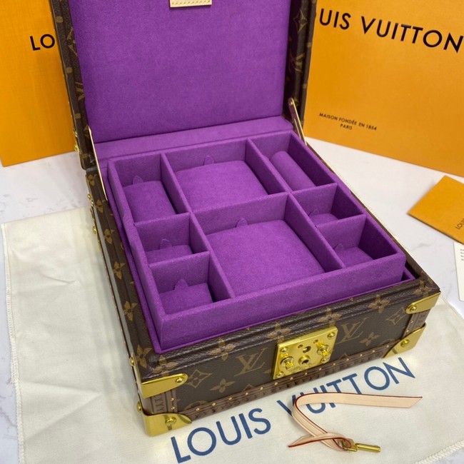 Louis Vuitton NICE JEWELRY CASE M47120 purple