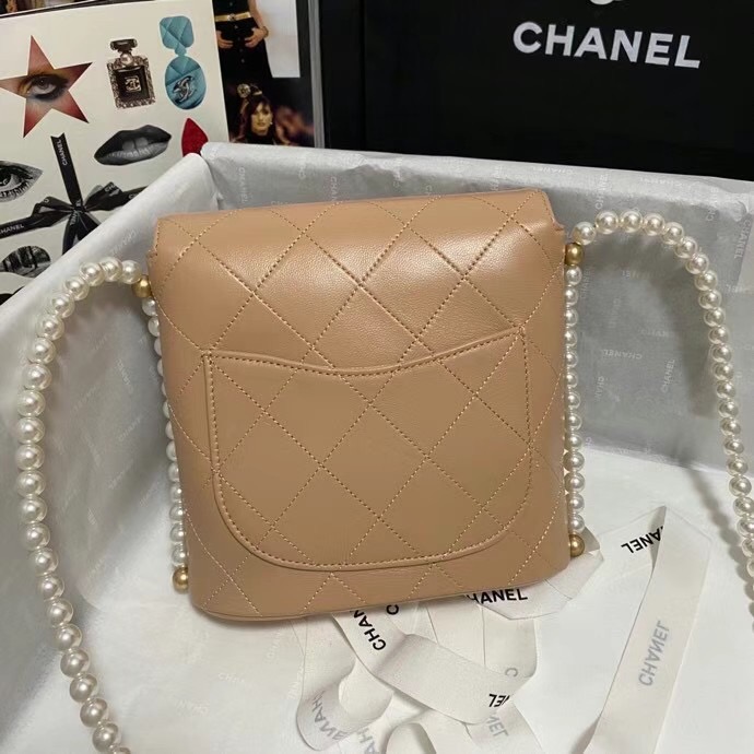 Chanel small hobo bag AS2503 Cream