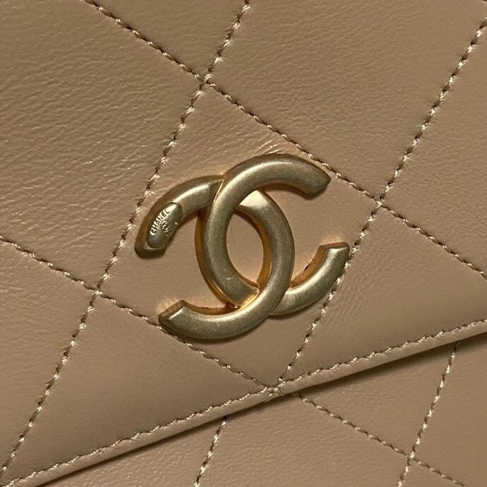 Chanel small hobo bag AS2503 Cream