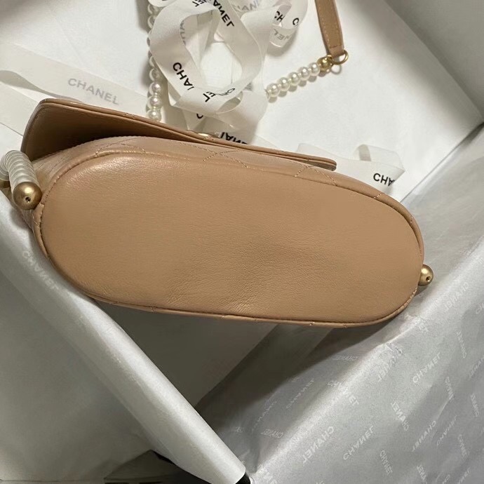 Chanel small hobo bag AS2503 Cream