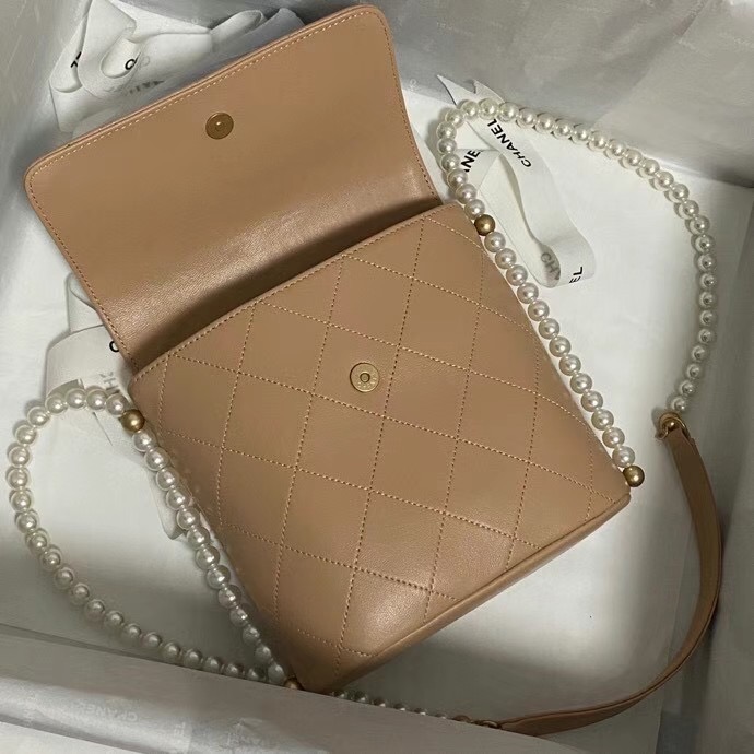 Chanel small hobo bag AS2503 Cream