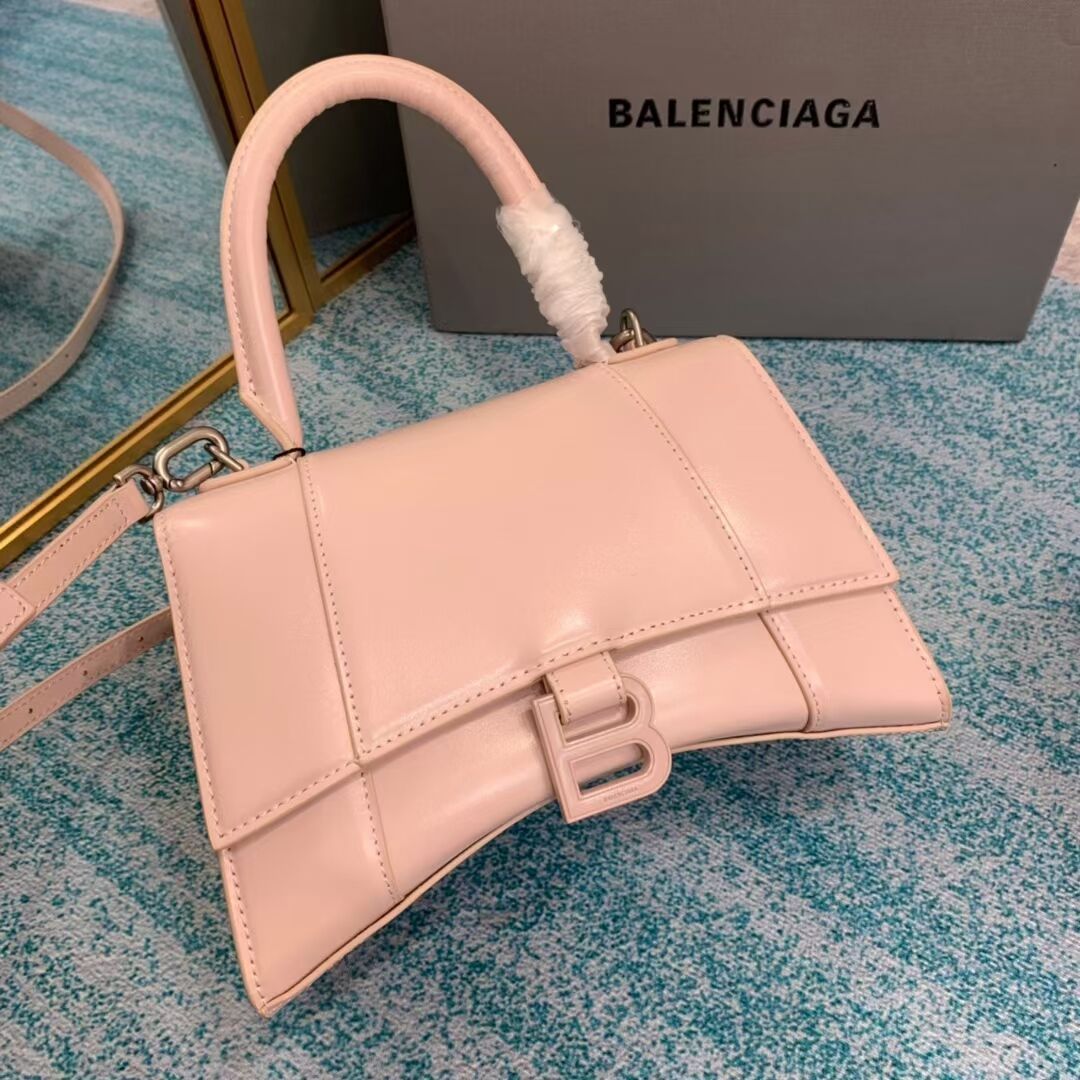 Balenciaga HOURGLASS SMALL TOP HANDLE BAG B108895-1 PINK