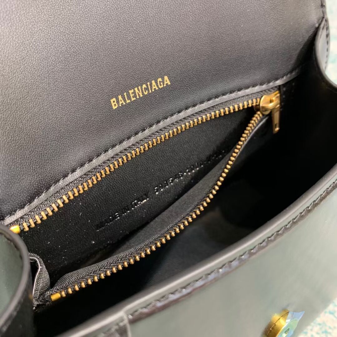 Balenciaga HOURGLASS SMALL TOP HANDLE BAG B108895-1 black