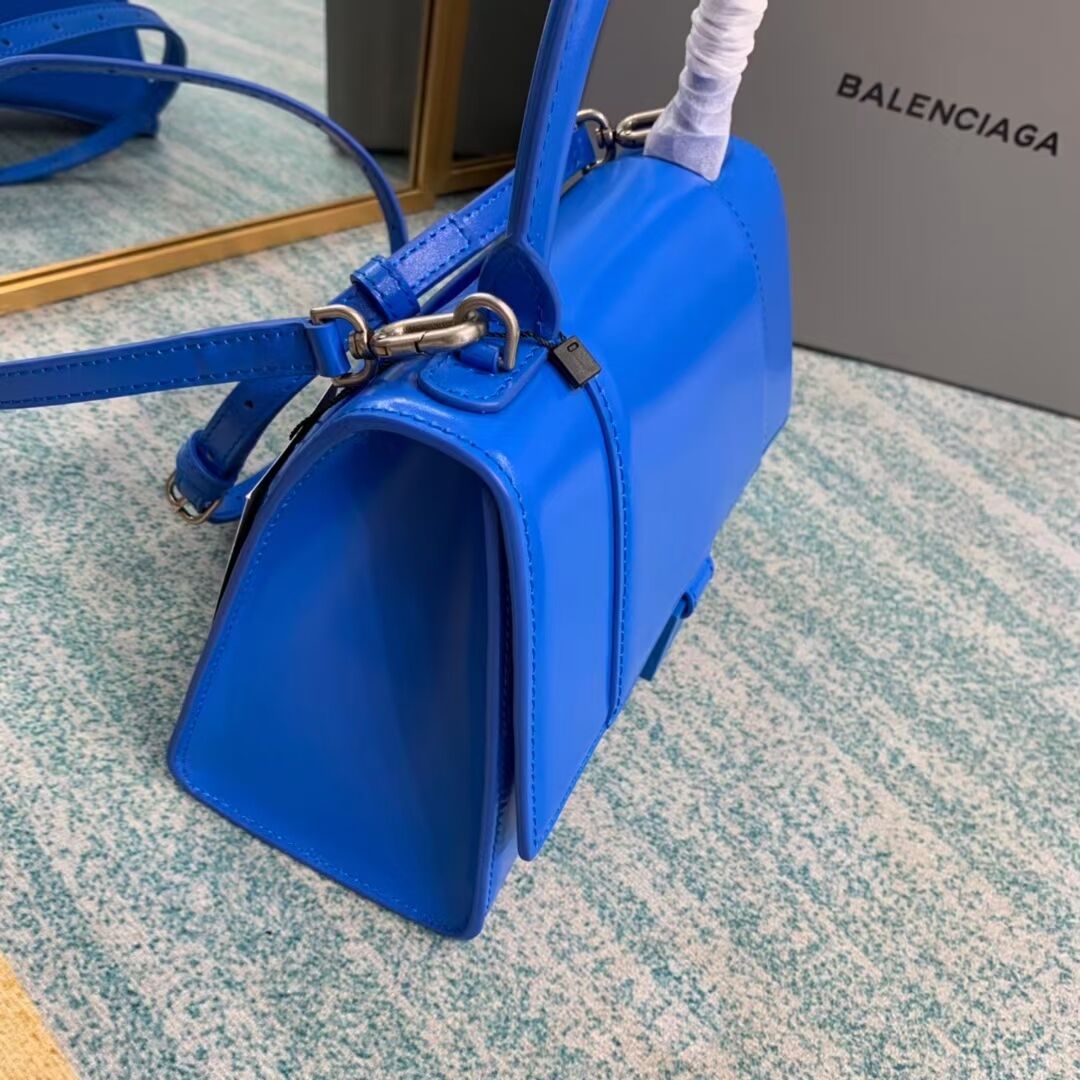 Balenciaga HOURGLASS SMALL TOP HANDLE BAG B108895-1 blue