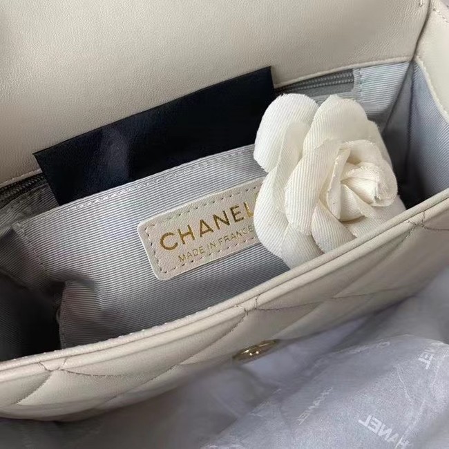 Chanel flap bag AS8830 cream