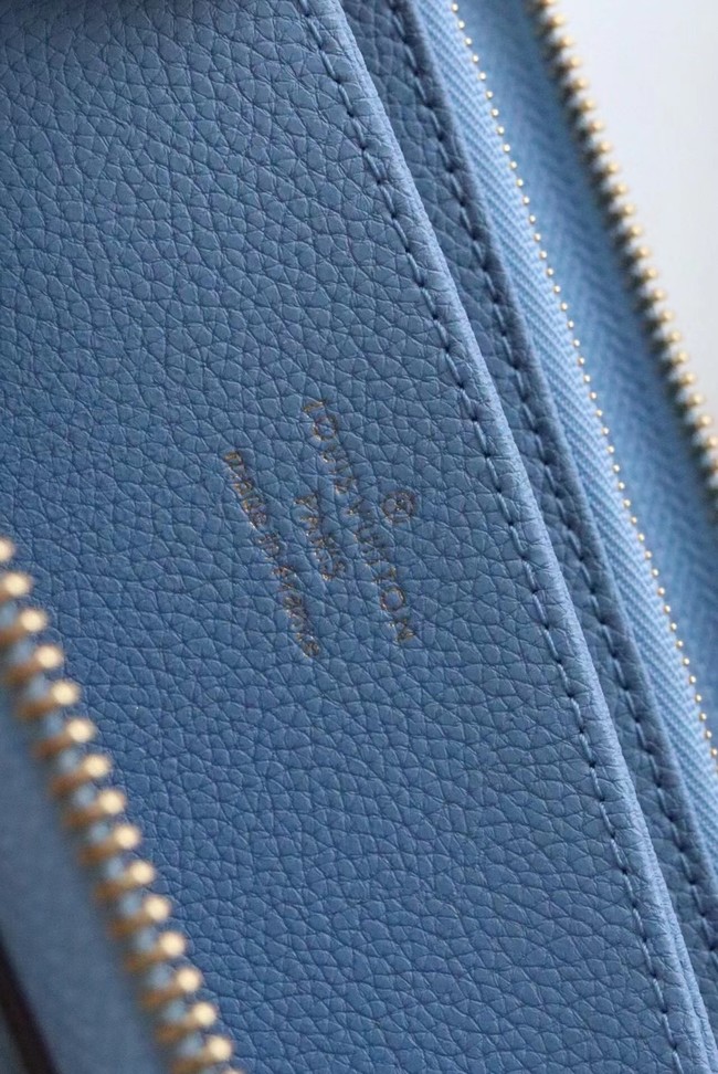 Louis Vuitton ZIPPY WALLET M80403 blue