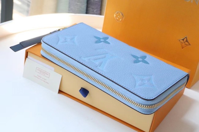 Louis Vuitton ZIPPY WALLET M80403 blue