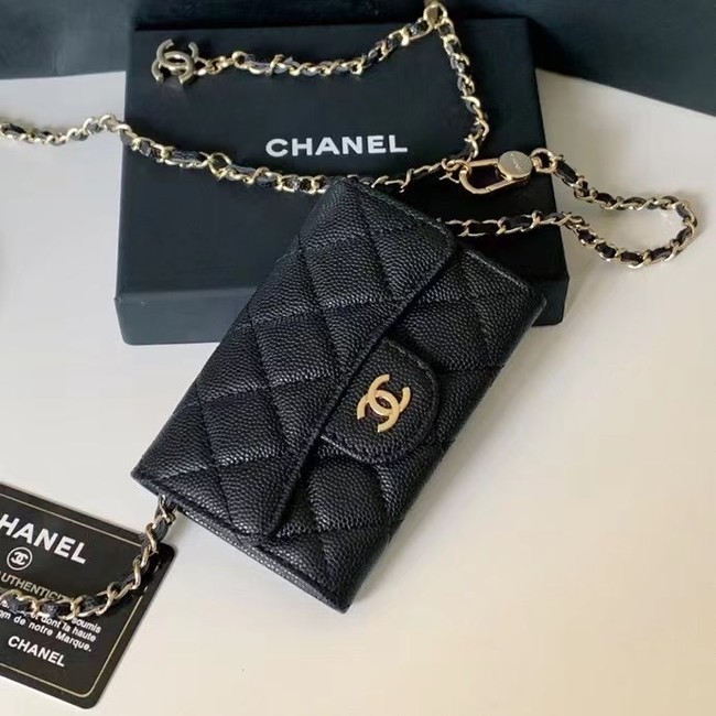 Chanel Original Grained Calfskin Pocket 81081 black