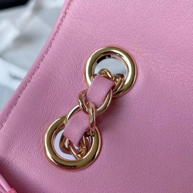 CHANEL mini flap bag AS2468 pink