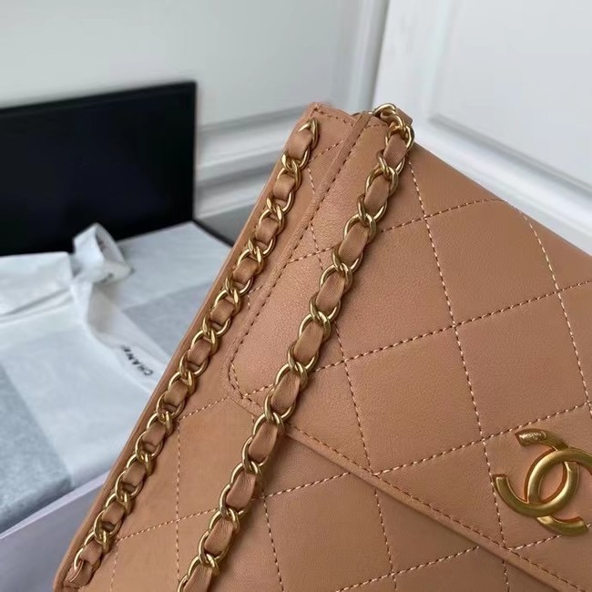 Chanel small hobo bag AS2543 AS2542 brown