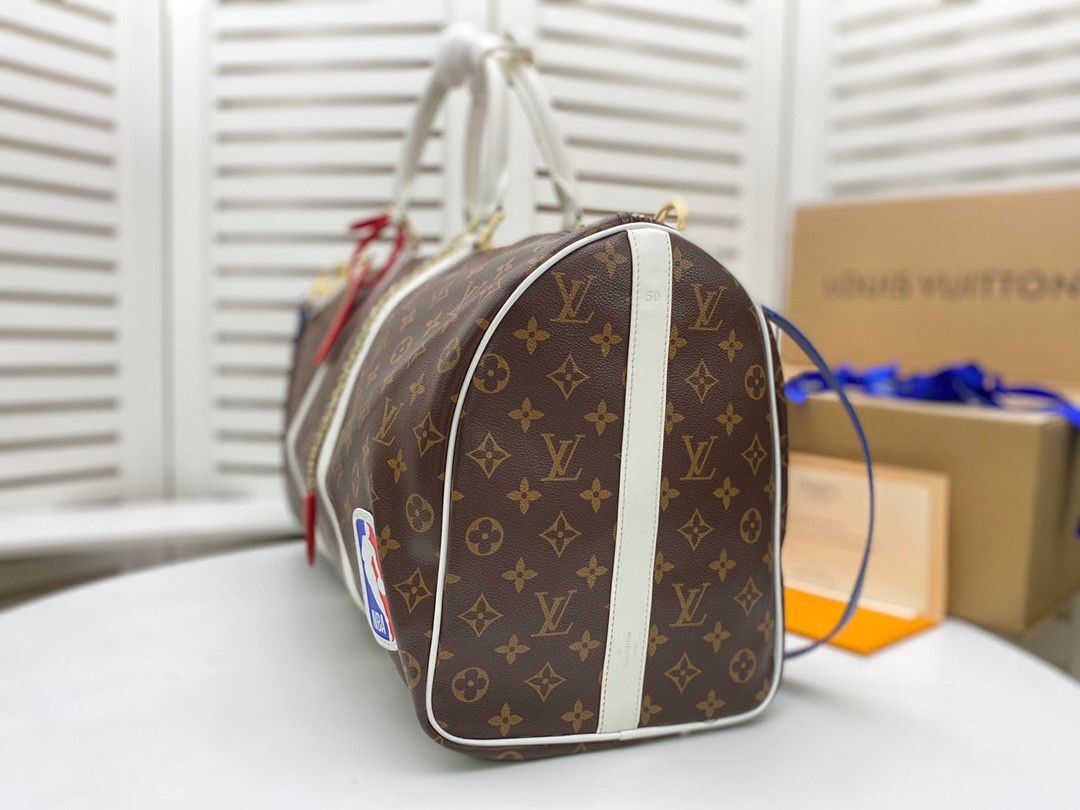 Louis Vuitton KEEPALL BANDOULIERE M41416 M41414 Brown