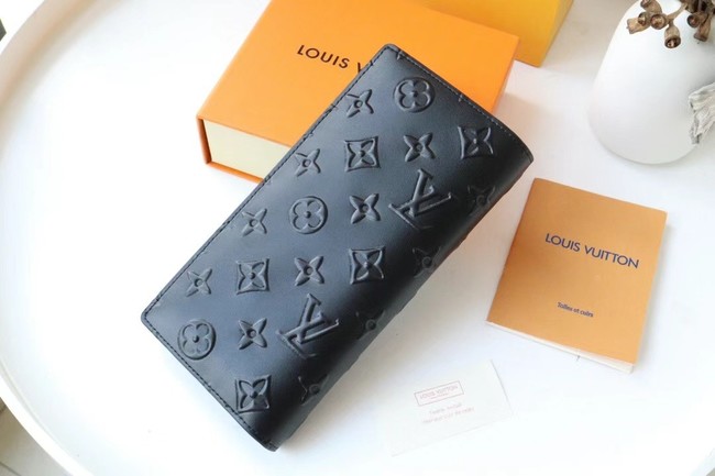 Louis Vuitton BRAZZA WALLET M62900 black