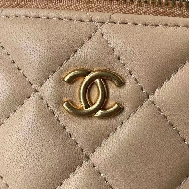 Chanel Original Small classic chain box handbag AP2198 Apricot