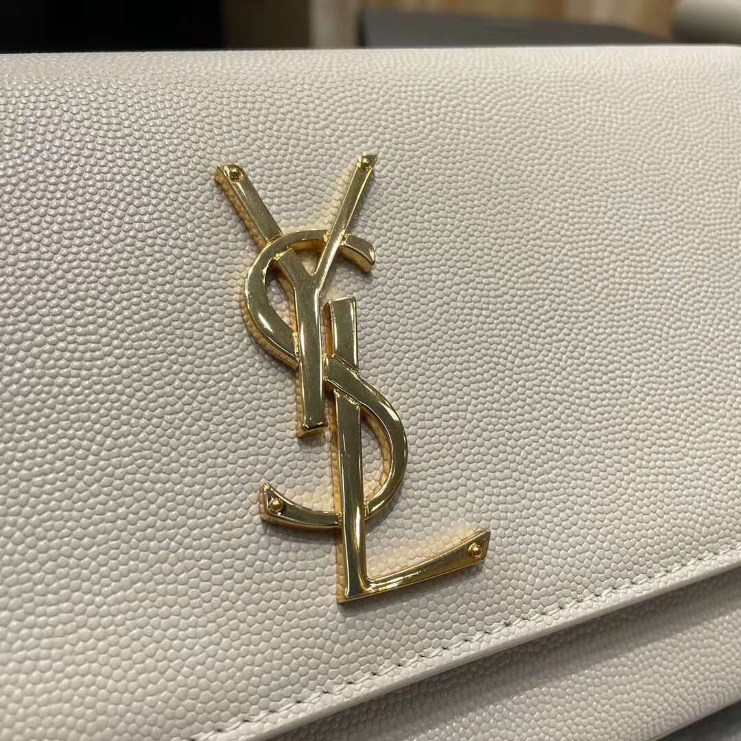 YSL Saint Laurent Medium Kate Bag Y306078 IVORY NATURAL