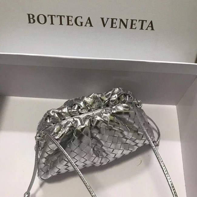 Bottega Veneta MINI POUCH 585852 SILVER