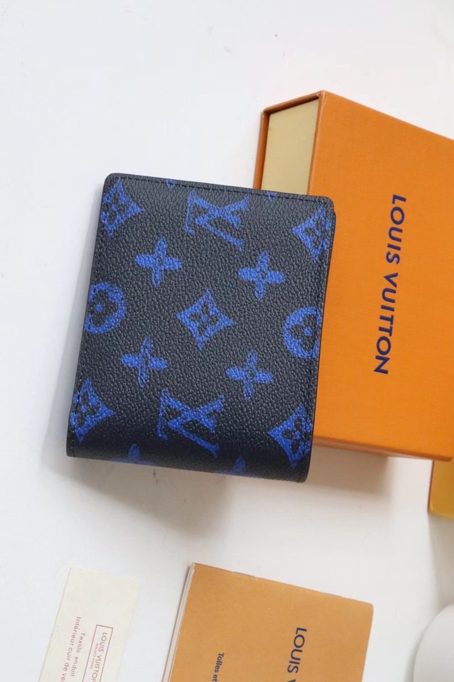 Louis Vuitton MULTIPLE WALLET M80850 blue