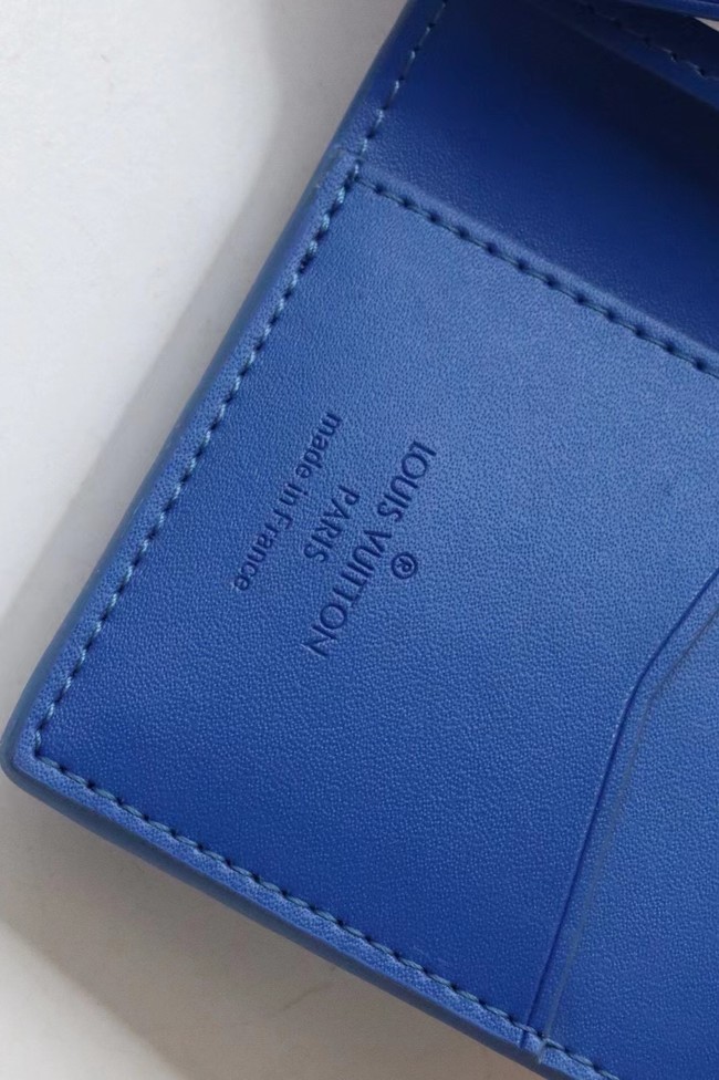 Louis Vuitton POCKET ORGANIZER M80585 blue