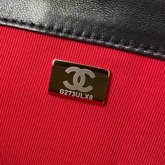 Chanel Flap Shoulder Bag Original leather AS2634 black