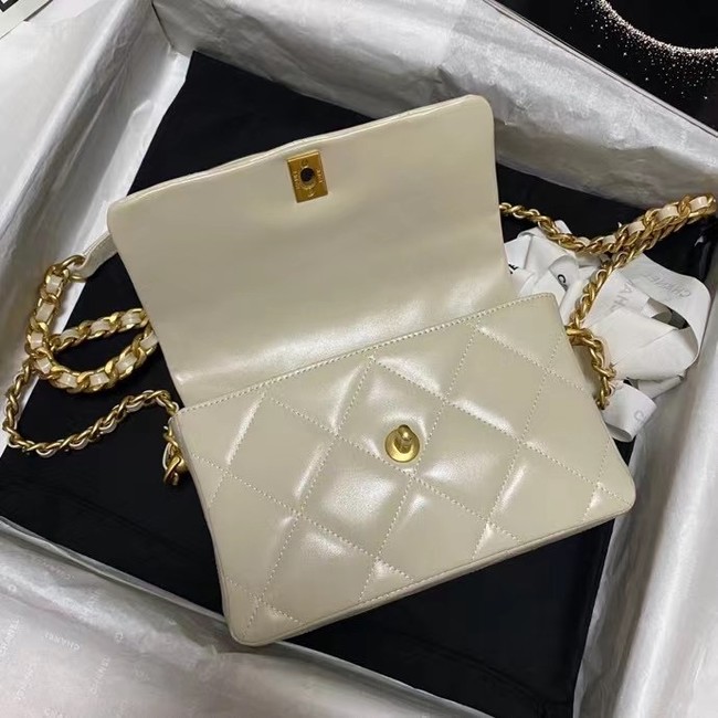 Chanel Flap Shoulder Bag Original leather AS9957 beige